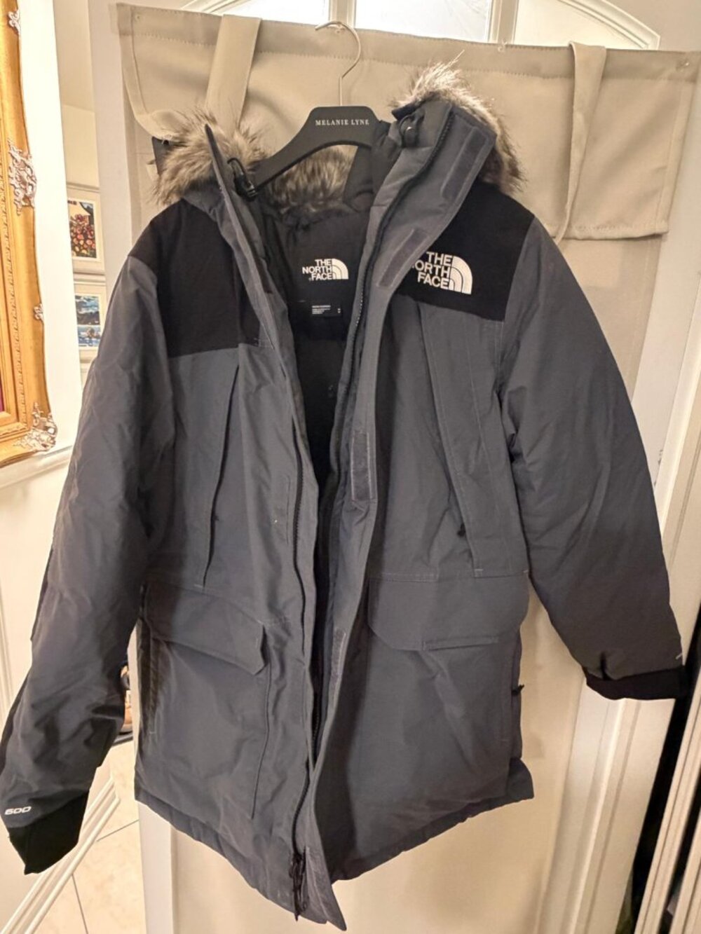 The North Face Winter Jacket – Black/Grey – Size Medium